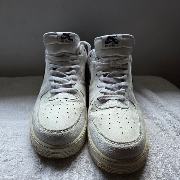 Nike Air Force 1 '07 Low White & Black Mens Sneakers - M Size 15 - Picture 2 of 7